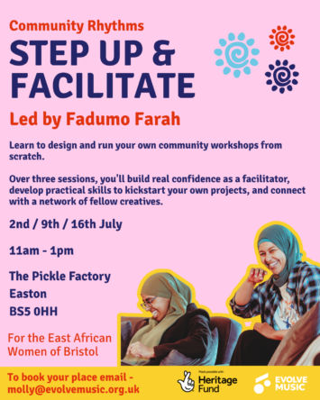 Poster for Step up and facilitate workshops